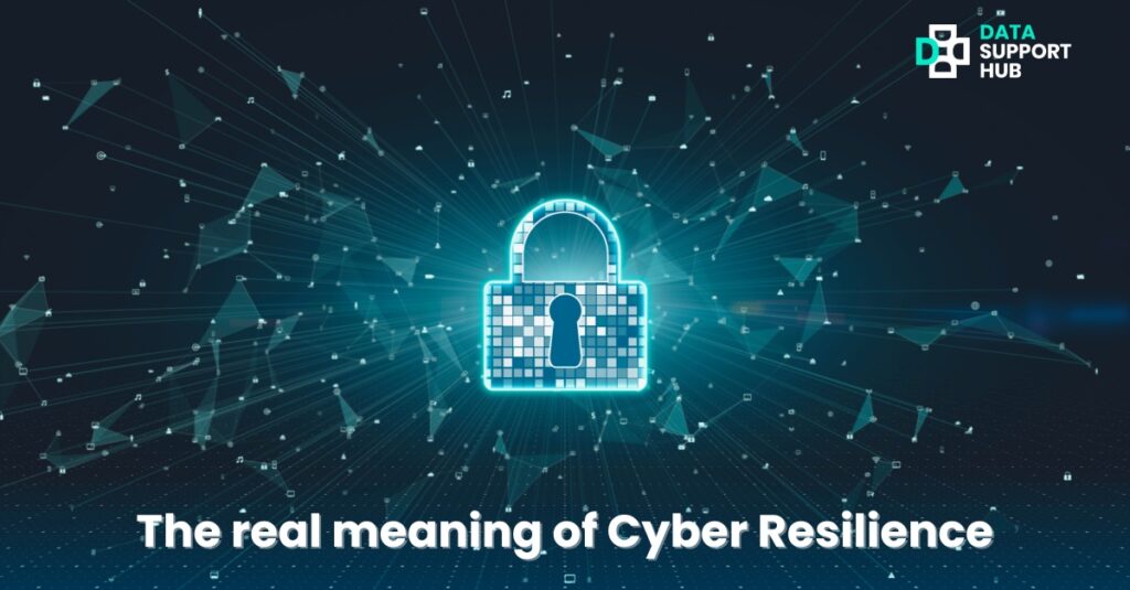 Copy of blue illustrated we're hiring linkedin linkedin sponsored content the real meaning of cyber resilience hero