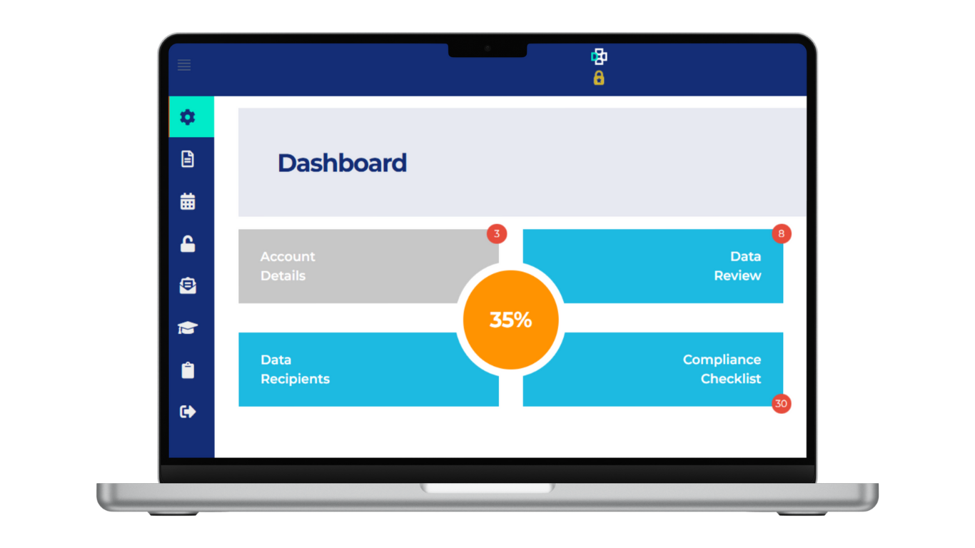 New Website Blue Mockup Instagram Laptop (Website)